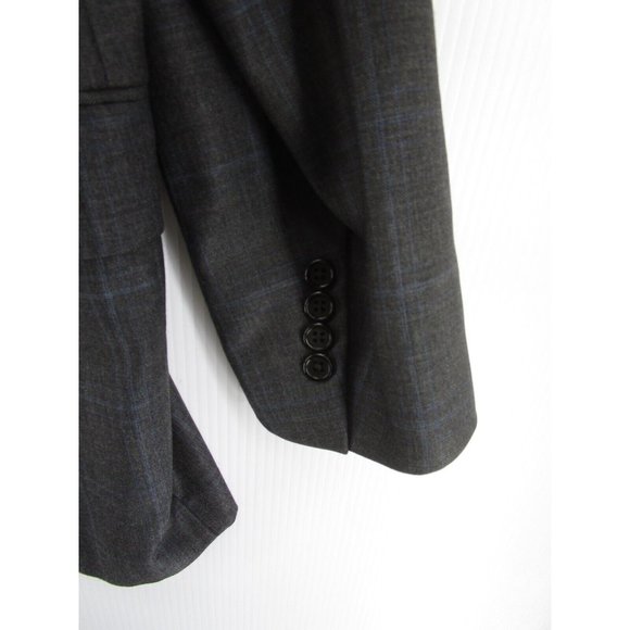 Hickey Freeman Blazer 42 Jacket Worsted Wool Sport Coat Nordstorm Check - Picture 3 of 14